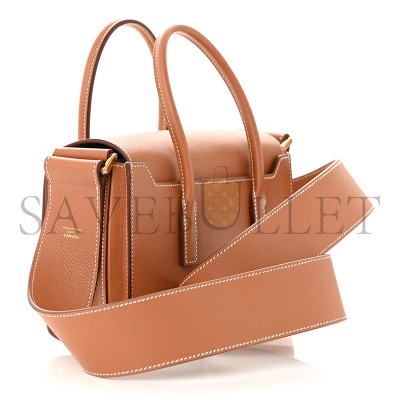 HERMÈS MASTER NEW DRAG 22 EVERCOLOR GOLD (22*14*8cm)